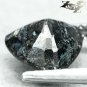 2.1 CT.Natural Trillion 8.5*9.5 mm.Titanium Blue Schiller Streaks Jenakite Gems