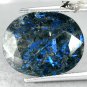 9.26 Ct.Natural Oval 15*19 Spark Titanium Blue Schiler Steaks Jenakite Nuummite