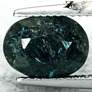 2.96 CT.Natural Oval 8*10 mm. Titanium Blue Schiller Steaks Whole Jenakite Gems