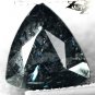 3.9 CT.Natural Trillion 9.5 mm. Intense Titanium Blue Schiller Streaks Jenakite