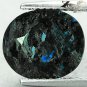 4.28 Ct.Natural Oval 9*11 mm Titanium Blue Schiller Streaks Whole Piece Jenakite