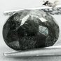 4.28 Ct.Natural Oval 9*11 mm Titanium Blue Schiller Streaks Whole Piece Jenakite