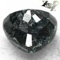 4.95 CT.Natural Trillion 10.5 mm. Titanium Greenish Blue Scheen Streaks Jenakite