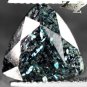 4.76 CT.Natural Trillion 11 mm. Titanium Blue Schiller Streaks Jenakite Nuummite
