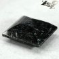 12.03 Ct.Natural Squares 15 mm. Titanium Blue Schiler Steaks Jenakite Nuummite