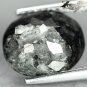 2.96 Ct.Natural Oval 9*10 mm. Titanium Blue Schiller Streaks Whole Piece Jenakite