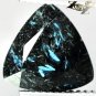 4.05 CT.Natural Trillion 10.5 mm. Titanium Blue Schiller Streaks Black Jenakite