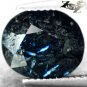 4 CT.Natural Oval 10*11.5 mm. Titanium Blue Schiller Streaks Mauritania Jenakite