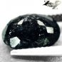 4 CT.Natural Oval 10*11.5 mm. Titanium Blue Schiller Streaks Mauritania Jenakite
