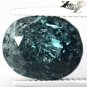 5.73 CT.Natural Oval 9*11.5 mm. Titanium Blue Schiller Streaks Whole Jenakite