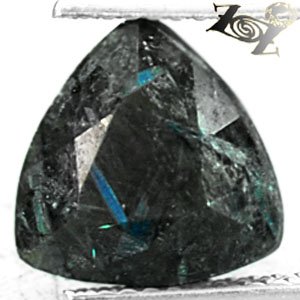 3.3 CT.Natural Trillion 10 mm Titanium Blue Schiller Streaks Mauritania Jenakite