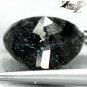 3.53 CT.Natural Trillion 9.5 mm. Titanium Blue Green Schiller Streaks Jenakite
