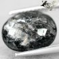 3.85 Ct.Natural Oval 10*12 mm. Green Blue Scheen Nuummite Jenakite