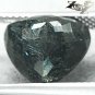 5.23 CT.Natural Trillion 11 mm.Titanium Green Blue Scheen Streaks Jenakite Gems