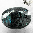 2.85 CT.Natural Oval 7.5*10 mm Titanium Green Blue Schiller Streaks Jenakite Gem