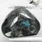 4.6 Ct.Natural Heart 10*11 mm. Titanium Blue Scheen Full Table Streaks Jenakite