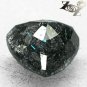 3.14 CT.Natural Trillion 9 mm. Titanium Blue Schiller Streaks Whole Jenakite Gem