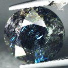 5.97 CT.Natural Oval 10.5*11 mm. Titanium Blue Schiller Streaks Whole Jenakite