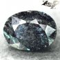 3.31 CT.Natural Oval 8*11 mm. Titanium Blue Schiller Streaks Jenakite Nuummite
