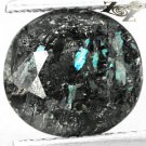 3.07 CT.Natural Oval 8.5*9 mm. Titanium Blue Schiller Streaks Whole Jenakite Gem
