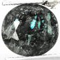 3.07 CT.Natural Oval 8.5*9 mm. Titanium Blue Schiller Streaks Whole Jenakite Gem