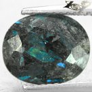 3.56 Ct.Natural Oval 9*11 mm. Titanium Blue Schiller Streaks Full Table Jenakite