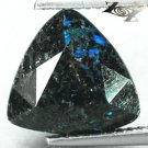 5.25 CT.Natural Trillion 11 mm. Titanium Blue Scheen Streaks Jenakite Nuummite