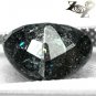 2.9 CT.Natural Trillion 9mm.Titanium Blue Schiller Streaks Whole Piece Jenakite