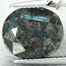 4.31 CT.Natural Oval 10*11.5 mm.Titanium Blue Schiller Streaks Whole Jenak