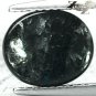 4.03 CT.Natural Oval 9*10.5 mm. Titanium Blue Scheen Streaks Mauritania Jenakite