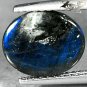 3.4 CT.Natural Oval 8.5*10.5 mm.Schiller Whole Piece Black Labradorite 富拉玄æ¦å²©