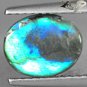 2.02 CT.Natural Oval 7*9 mm.Blue Labradorescence Whole Black Spectrolite &aring;&macr;�&aelig;��&ccedil;��&aelig;&shy;&brvbar;&aring;&sup2;&copy;