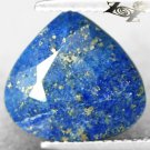 4.59 CT.Natural Pear 11.5*11.6 mm. Gold Pyrite Crystal Matrix Blue Lapis Lazuli