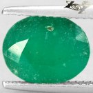 2.95 CT.Natural Oval 8*10 mm. Intense Emerald Green South Africa Verdite Gems