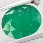 2.95 CT.Natural Oval 8*10 mm. Intense Emerald Green South Africa Verdite Gems