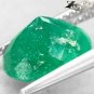 2.95 CT.Natural Oval 8*10 mm. Intense Emerald Green South Africa Verdite Gems