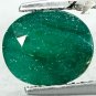 2.2 Ct.Natural Oval 7.5*9 mm. Intense Emerald Green South Africa Verdite Gems