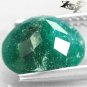 3.19 Ct.Natural Oval 8*10 mm. Exceptional Emerald Green South Africa Verdite Gem
