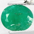 2.35 Ct.Natural Oval 8*9.5 mm. Intense Hard Emerald Green Verdite Loose Gemstone
