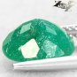 2.35 Ct.Natural Oval 8*9.5 mm. Intense Hard Emerald Green Verdite Loose Gemstone