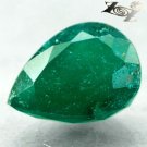 2.98 CT.Natural Pear 8*10.5 mm. Intense Emerald Green South Africa Verdite Gems