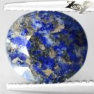 4.16CT.Natural Oval 9*10 mm. Gold Pyrite Crystal Matrix Full Table Lapis Lazuli