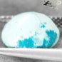 3.16 CT.Natural Oval 9*10.5 mm. Gold Pyrite Crystal Matrix Cyan Blue Turquoise