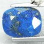 2.84 CT.Natural Cushion 8*10.5 mm. Gold Pyrite Crystal Matrix Azure Lapis Lazuli