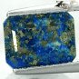 3.45 CT.Natural Emerald 7*10 mm. Gold Pyrite Crystal Matrix Whole Lapis Lazuli