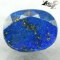 5.98 CT.Natural Oval 10.5*12 mm.Gold Pyrite Crystal Matrix Azure Lapis Lazuli