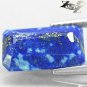 3.03 CT.Natural Emerald 7.5*12 mm. Gold Pyrite Crystal Matrix Blue Lapis Lazuli