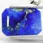 3.46 CT.Natural Emerald 8*11 mm. Gold Pyrite Crystal Matrix Blue Lapis Lazuli