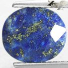 3.22 CT.Natural Oval 8.5*10 mm. Gold Pyrite Crystal Matrix Blue Lapis Lazuli Gem