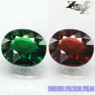 2.59 CT.Flawless Natural Oval 8*9.5mm Vivid Blueish Green Chrome Tourmaline 鉻電氣石